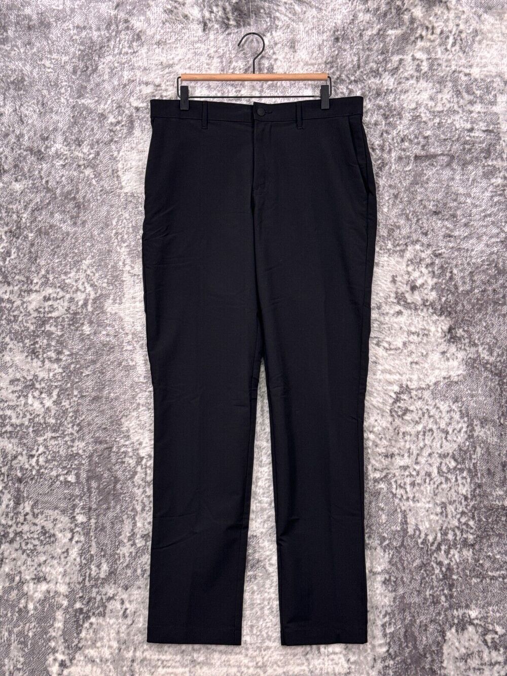 Banana Republic Pants 34 x 34 Mens Black Slim Fit Tech Fabric